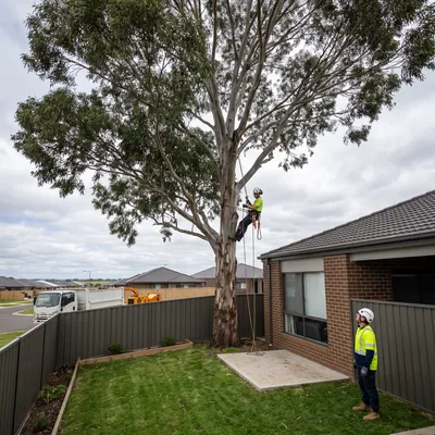 New estates, small blocks, Werribee