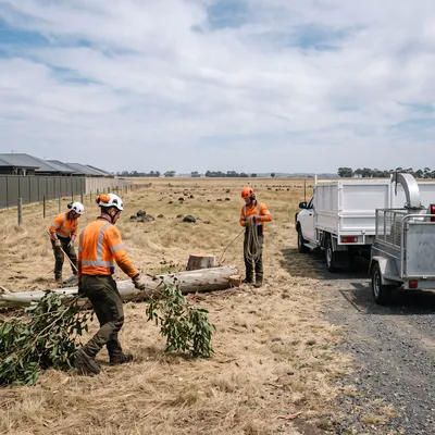 qualified arborists at work in Werribee