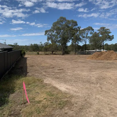 After: Block cleared before a slab pour, Werribee