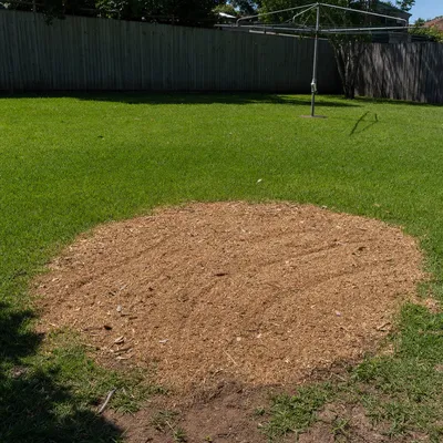 Chips and mulch on site, Werribee