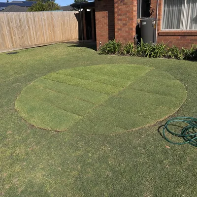 Stump ground 150–300mm below grade, Werribee